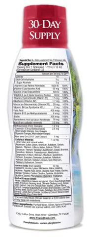 Multivitamínico Líquido para Adultos com 125 Nutrientes, Incluindo 85 Vitaminas – 125ml - Tropical Oasis