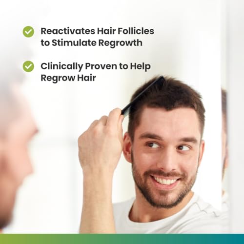 Espuma Minoxidil 5% para Homens – 60g | Estimule o crescimento capilar - Regoxidine