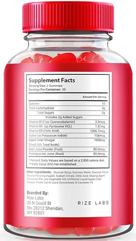rize labs - (3 Pacotes) Joy Keto ACV Gummies Avançado para Perda de Peso – Oficial, Avaliações Joy Keto Plus ACV Gummies, JoyKeto para Melhor Digestão Bloqueador de Carboidratos Gomitas Vitamina B12 (180 Gummies)