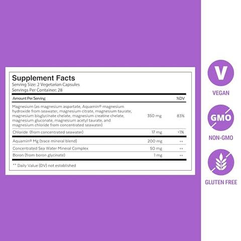 NEUROHACKER COLLECTIVE - QUALIA MAGNESIUM | Fórmula Premium de Magnésio Formulada por Médicos | Alta Bioacessibilidade a partir de 9 Formas de Magnésio