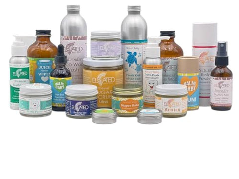 BALM! Baby - Concentrado de Solução para Lenços de Pano 100% Natural | Frasco de Vidro | Fabricado nos EUA