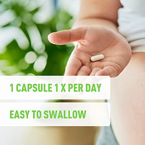 Véla - Vela Saw Palmetto Extra Forte Cápsulas de Alta Absorção – Sem Mau Cheiro – 1 Cápsula ao Dia – 600 mg – Marca Vela