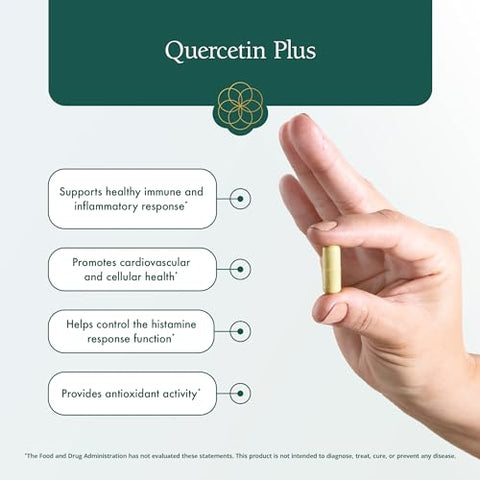 Quercetin Plus – Modula Resposta Imune e Histamínica Saudável – Com Bromelina, Vitamina C e Folha de Urtiga - Natura Health Products