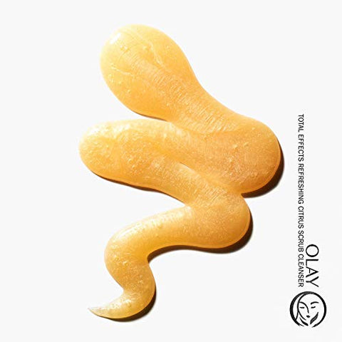 Total Effects Limpeza Facial e Esfoliante de Citrus, 150 ml (Pacote com 3 unidades) - Olay