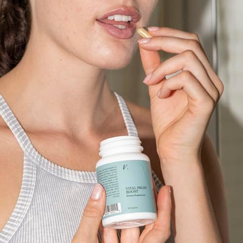 VERACITY SELFCARE - Veracity Vital Cycle Harmony – Suplemento para Equilíbrio Hormonal Feminino – Raiz de Alcaçuz, Peônia Branca – Combate Inchaço, Oscilações de Humor, TPM, Ciclo Menstrual, Fertilidade – 60 cápsulas