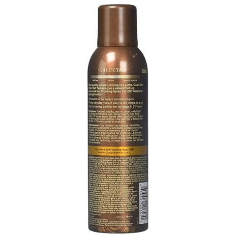 Quicktan Spray Bronzeador Médio Escuro 170g (Pack com 2) - Body Drench
