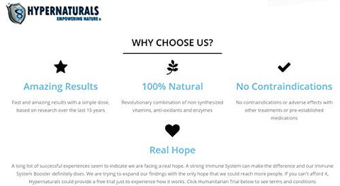 Hypernaturals LLC - OPTIMMUNER Plus – Impulsionador do Sistema Imunológico – Suplemento 100% Natural – Melhorias Reais, 60 Cápsulas