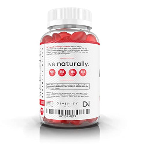 Divinity Nutra - Keto ACV Gummies Avançado para Perda de Peso – Feito nos EUA. Gomas de ACV Keto saborosas para Perda de Peso, Digestão, Limpeza. Sem Glúten, Sem GMO