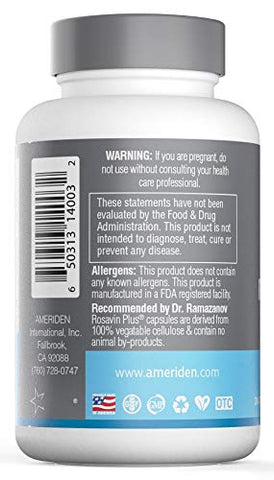 couoi - Rosavin Plus® com Eletrólitos – Rhodiola rosea Siberiana 90 Cápsulas V 150mg por AMERIDEN INTERNATIONAL, INC