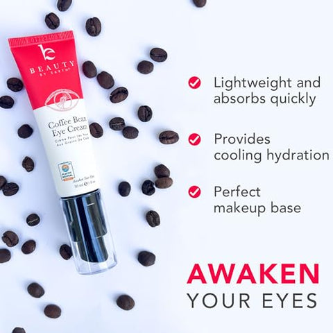 Creme para os Olhos com Cafeína Beauty by Earth para Reduzir Inchaço – 15g