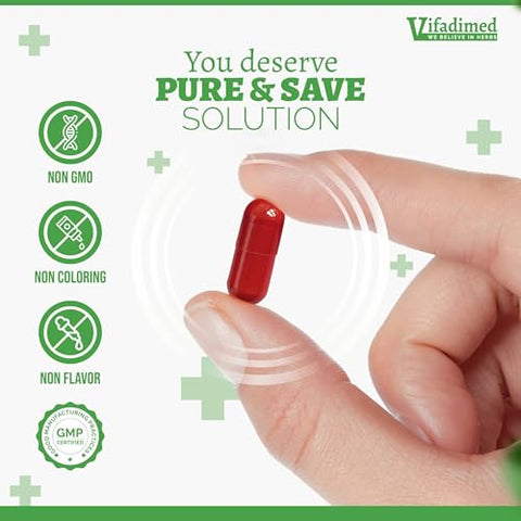 VIFADIMED - Astragalus – Extrato Herbal 9600mg, Dose Diária de 640mg. Estimulante de Apetite, Suporte ao Metabolismo, Absorção de Nutrientes, Oxigenação Sanguínea, Suporte Imunológico. Reduz a Fadiga Corporal. Vitalidade – 15g