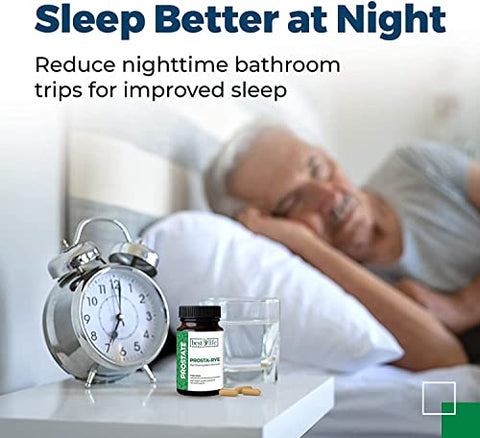 Best Life Herbals - Prosta-Rye – Suplemento Natural para Próstata em Homens com Hiperplasia Prostática, Micção Frequente, Bexiga Hiperativa – 2 Frascos, 60 Cápsulas