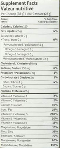 Raw Fit Shake Orgânico Sem Sabor, 568g – Proteína em Pó - Garden of Life