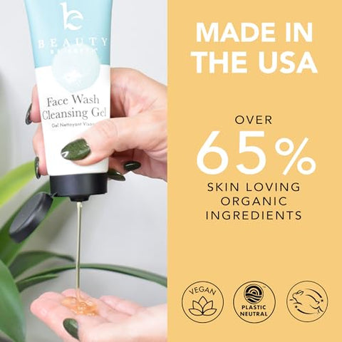 Beauty by Earth - Face Wash Natural – Fabricado nos EUA : USA | 100ml