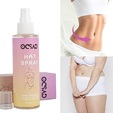 Ocsad - Spray Orgânico Queima Gordura Natural para Emagrecimento e Anti Celulite – Marca: Natural Slimming