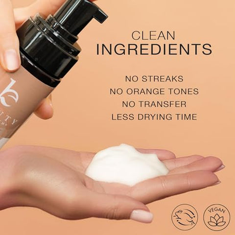 Beauty by Earth - Bronzeador em Mousse – Natural e Fabricado nos EUA : Self Tanner