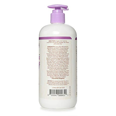 2-em-1 Lavagem para Bebês, Sabonete Corporal Hipoalergênico com Ingredientes Orgânicos, Essenciais para o Banho do Bebê, Lavanda Calmante, 500 ml - Little Twig
