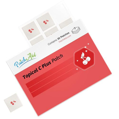 Patch Aid - PatchAid C Plus – Adesivo Tópico 30 Dias de Fornecimento – Vitamina C 1000mg – 30 Adesivos