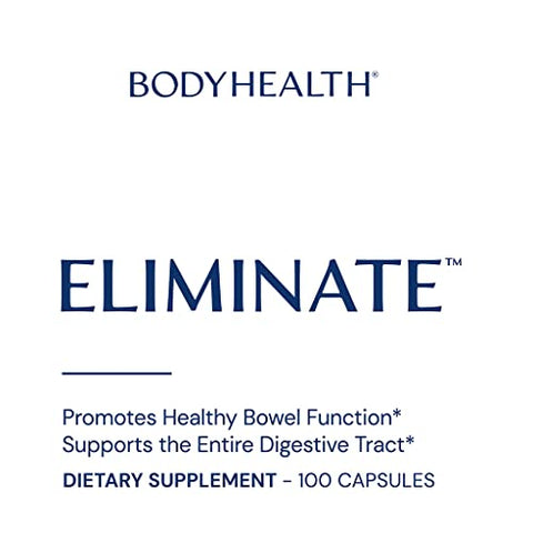 Intestinal Cleanse – Elimine, Desintoxicação do Limpador de Cólon, Comprimidos Laxantes Suaves e Alívio da Constipação do Intestino para Adultos, Limpeza Corporal para a Saúde do Cólon e Limpeza - BodyHealth