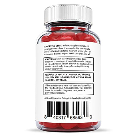 Gomas Justified Laboratories Go 90 Keto ACV 1000MG com Suco de Romã, Beterraba e Vitamina B12 – 60 Gomas