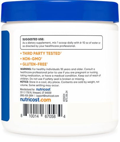 Beta Glucan em Pó 100g – 1,3/1,6 – Não Transgênico - Nutricost