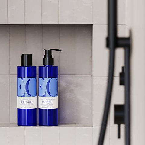 Loção Corporal, 8 Onças (Pacote com 3), Lavanda Francesa, Orgânica à Base de Plantas, Extratos Botânicos, Vitamina E com Óleos Essenciais Puros - EO