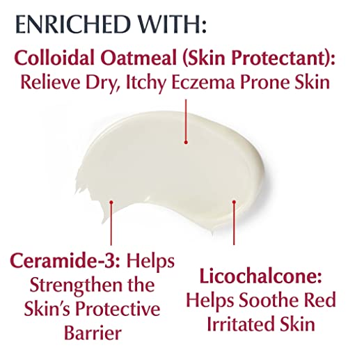Creme Corporal para Alívio de Eczema, com Aveia Coloidal, Ceramida-3 e Extrato de Raiz de Alcaçuz, 400 ml - Eucerin