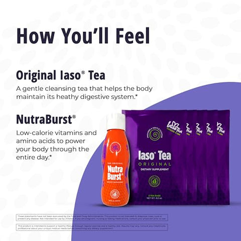 IASO - Kit Total Life Changes Synergy – Inclui Iaso Instant Tea Original (5 Pacotes, 10 Sachês) – Marca de Produto em Destaque