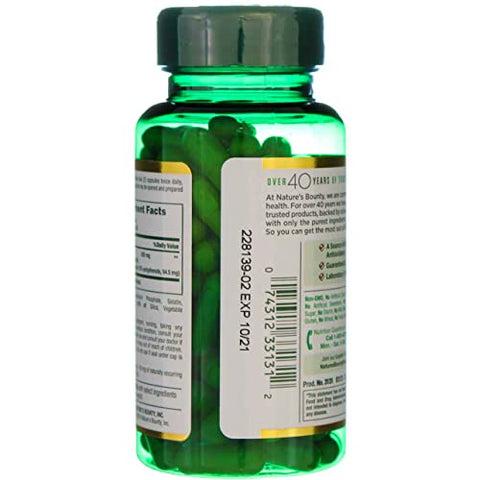 Nature's Bounty - Nature’s Bounty Extrato de Chá Verde 315 mg Cápsulas 100 un (Pacote com 4) – Green Tea Extract