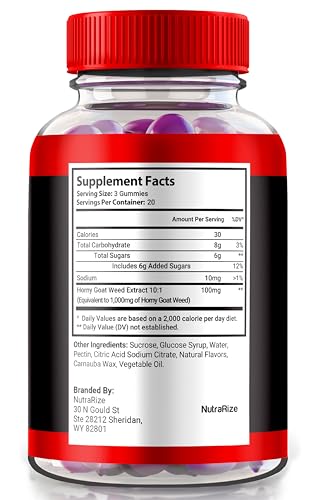 NutraRize - AlphaBites – Gomas Alpha Bites para Homens, Gomas Masculinas Premium AlphaBites, Fórmula Diária de Saúde para Apoiar a Saúde Geral, Avaliações Oficiais do Suplemento (60 Gomas)