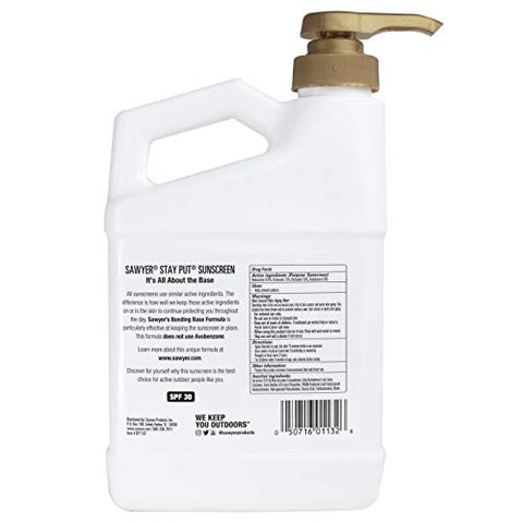 Protetor Solar Sawyer Products SPF 30 Fórmula Stay-Put – 100ml