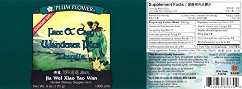 Wanderer *Plus* Tamanho Econômico, 1000 comprimidos – Marca Plum Flower - Plum Flower