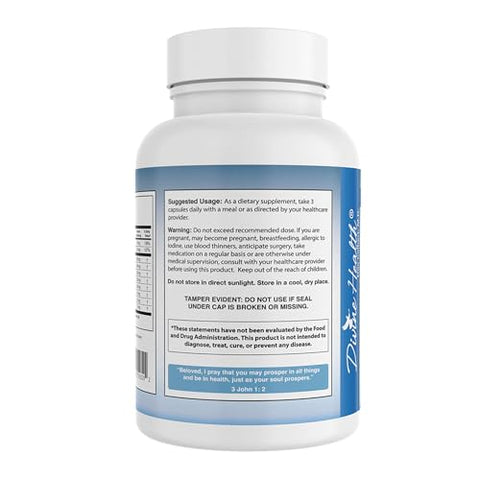 Divine Health - Fórmula Suprema de Saúde Divina para a Próstata – Beta-Sitosterol – Selênio – Saw Palmetto – Zinco – Graminex – Semente de Abóbora – 30 Dias de Fornecimento
