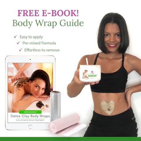 Brazilian Belle - Bikini Body – Envoltórios Corporais Firmadores para Barriga, Pele Firme e Combate à Celulite. Resultados Rápidos