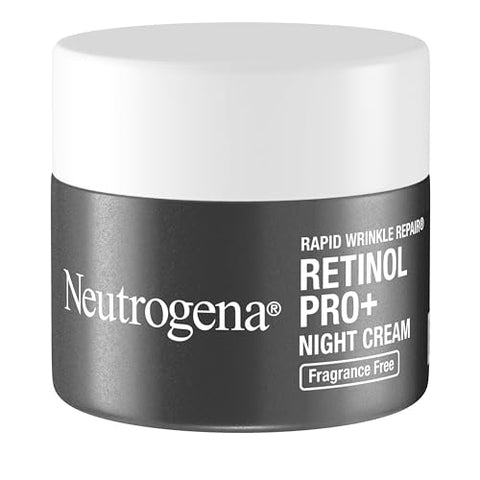 Pro Retinol Hidratante Noturno Anti-Rugas, Reparação Rápida de Rugas, Rosto Anti-Envelhecimento - Neutrogena