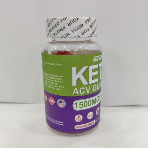 Fuquefit - Keto Gummies ACV com B12 e Suco de Romã e Beterraba – Fórmula Avançada – 59 Gummies
