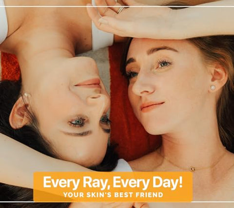 EveryRay Suncare - Sunshine Serum – Serum Mineral Enriquecido com Protetor Solar – 50 ml – FPS 50 com squalane hidratante e Vitamina C – Para Todos os Tipos de Pele e Tons de Pele