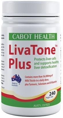 Health – LivaTone Plus com Cúrcuma 240 Cápsulas – Saúde e Bem-Estar - Cabot