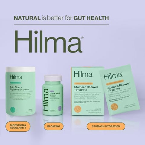 Enzimas Digestivas Diárias de Fibra – Pó de Suplemento de Fibra com Prebióticos | Hilma Enzimas Digestivas Diárias de Fibra – Pó com Prebióticos - Hilma