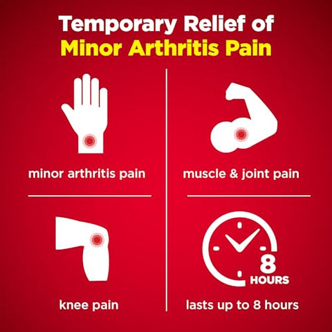 Acetaminophen 650 mg de Liberação Prolongada para Dor na Artrite – 400 Comprimidos - Amazon Basic Care