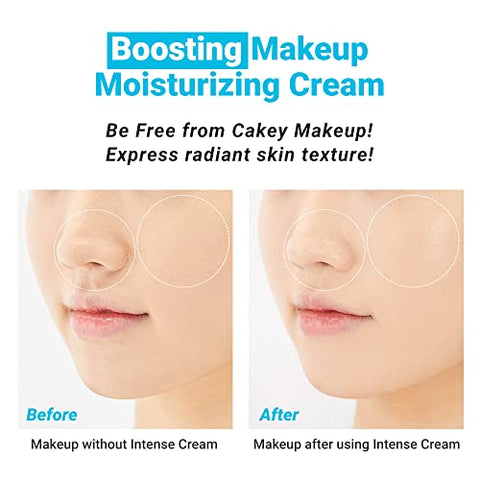 Creme Hidratante Intenso Real Barrier (Pote), Hidratante Facial para Pele Sensível, Hipoalergênico Hidratação Profunda Rápida para Pele Seca, Recuperação da Barreira Cutânea Danificada, Kbeauty 50g