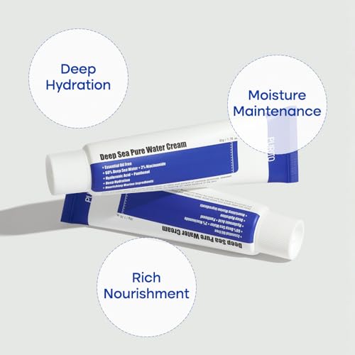 Creme Hidratante Facial Água Pura do Mar Profundo Sem Óleo Essencial Twin Pack 2x (Vegano) - PURITO