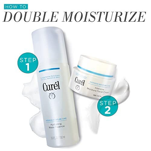 Creme Hidratante Facial Intensivo para Pele Seca e Muito Seca, Sem Fragrância, Anti-Idade, 40g - Curel