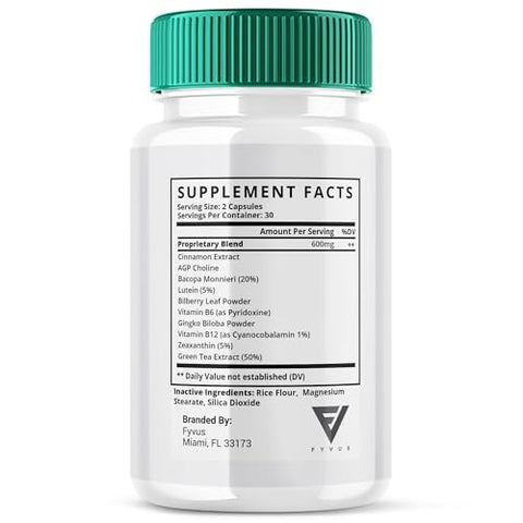 Fyvus - (3 Pacotes) Cápsulas Plantsulin, Fórmula Avançada Plantsulin para Suporte à Saúde do Sangue, Suplemento de Bem-Estar Plantsulin de Força Avançada, Fórmula Máxima de Saúde e Vitaminas para o Bem-Estar