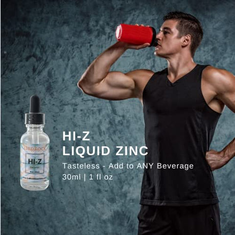 3rd Rock Essentials - HI-Z | Suplemento de Suporte Imunológico de Zinco | Líquido Natural de Zinco | Cuidados Pessoais Naturais (30 ml | 120 Porções)