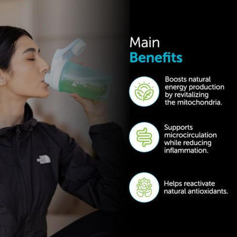 Global Belage: Suplemento em Pó com Postbióticos, Melhora o Desempenho Esportivo e Energia, Sabor Natural e Sem Glúten, Peso Líquido 81g, 27 Sachês - Sanki