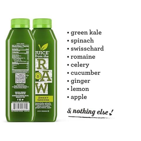 2-Day Juice Cleanse com Fusão de Coco por Juice From the RAW® – Sucos 100% Naturais e Preparados a Frio (12 Garrafas Totalizando 12 ml)