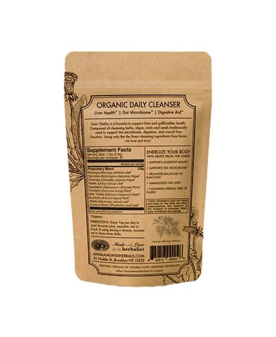 Anima Mundi Apothecary - Anima Mundi Super Greens Powder – Vitalidade do Fígado – Superalimento Orgânico em Pó