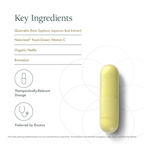 Quercetin Plus – Modula Resposta Imune e Histamínica Saudável – Com Bromelina, Vitamina C e Folha de Urtiga - Natura Health Products