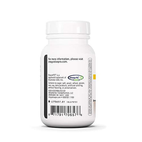 Suplemento Integrative Therapeutics Phosphatidylserine – Suporte para Função Cerebral e Redução do Estresse* – Suplemento de Suporte Cerebral Derivado de Lecitina de Girassol para Homens